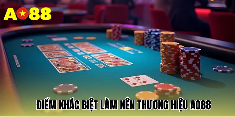 Điểm khác biệt làm nên thương hiệu AO88